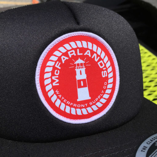 McFarland's Black Trucker Mesh Flex Fit Snap Back - Image 4