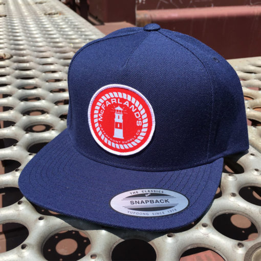 McFarland's Navy Snap Back Baseball Cap